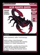 Acid Mantis Queen - Custom Card