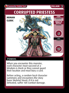 Corrupted Priestess - Custom Card