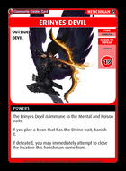 Erinyes Devil - Custom Card