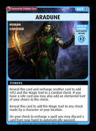 Aradune - Custom Card