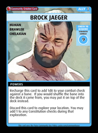 Brock Jaeger - Custom Card