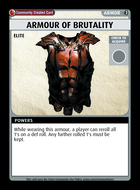 Armour Of Brutality - Custom Card