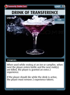 Drink Of Transference - Custom Card