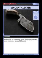 Ancient Cleaver - Custom Card