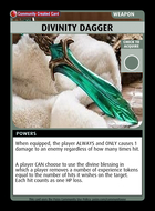 Divinity Dagger - Custom Card