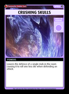 Crushing Skulls - Custom Card