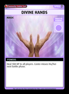 Divine Hands - Custom Card