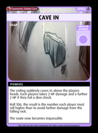 Cave In - Custom Card