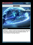 Defend - Custom Card