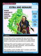 Estra And Honaire - Custom Card