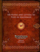 100 Notes and Letters to Find in Magnimar