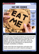 Eat Me Cookie - Custom Card