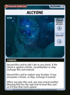 Alcyone - Custom Card