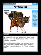 Catamount - Custom Card