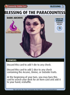Blessing Of The Paracountess - Custom Card