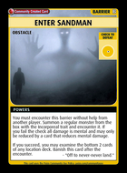 Enter Sandman - Custom Card