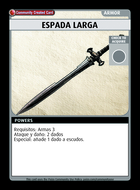 Espada Larga - Custom Card