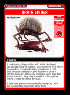 Brain Spider - Custom Card