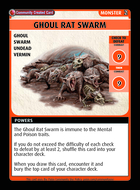 Ghoul Rat Swarm - Custom Card
