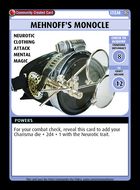 Mehnoff's Monocle - Custom Card