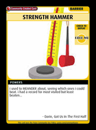 Strength Hammer - Custom Card