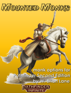 Mounted Monks