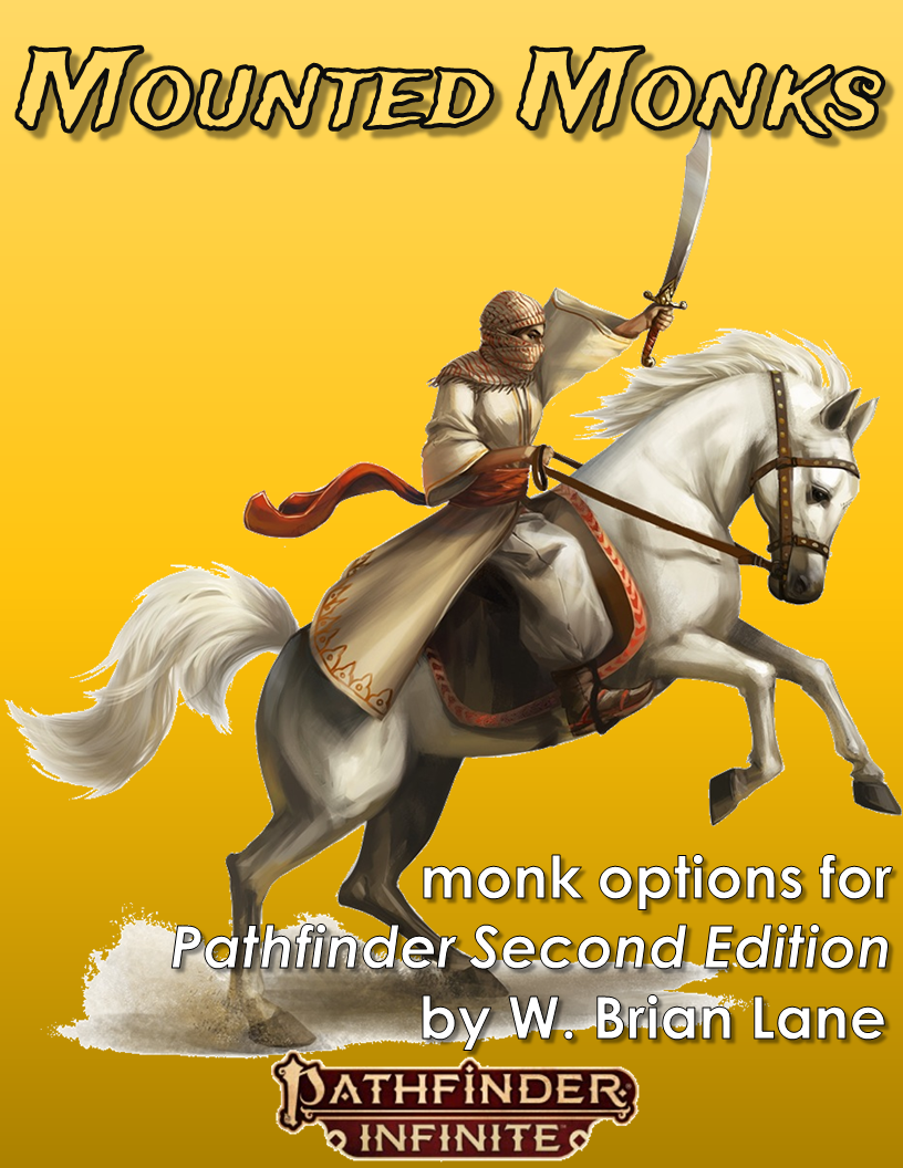 Mounted Monks