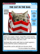 The Cat In The Bag - Custom Card