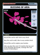Blessing Of Aria - Custom Card