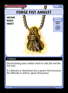 Forge Fist Amulet - Custom Card
