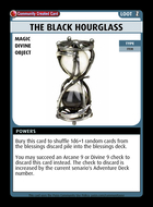 The Black Hourglass - Custom Card