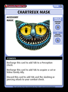 Chartreux Mask - Custom Card