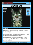 Erwin's Cat - Custom Card