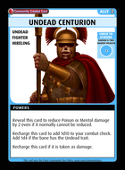 Undead Centurion - Custom Card