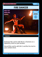 Fire Dancer - Custom Card