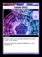 Chain Spell - Custom Card