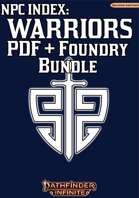 NPC Index: Warriors PDF and Foundry [BUNDLE]
