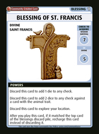 Blessing Of St. Francis - Custom Card