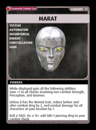 Marat - Custom Card