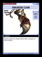 Owlbear Claw - Custom Card