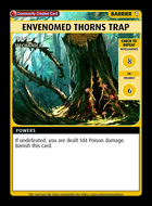 Envenomed Thorns Trap - Custom Card
