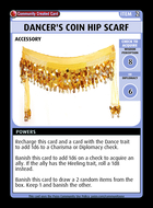 Dancer's Coin Hip Scarf - Custom Card