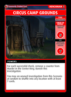 Circus Camp Grounds - Custom Card
