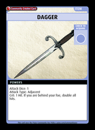 Dagger - Custom Card