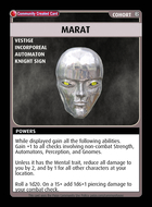 Marat - Custom Card