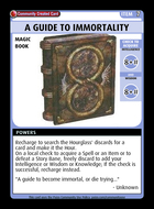 A Guide To Immortality - Custom Card