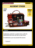 Alchemy Stash - Custom Card