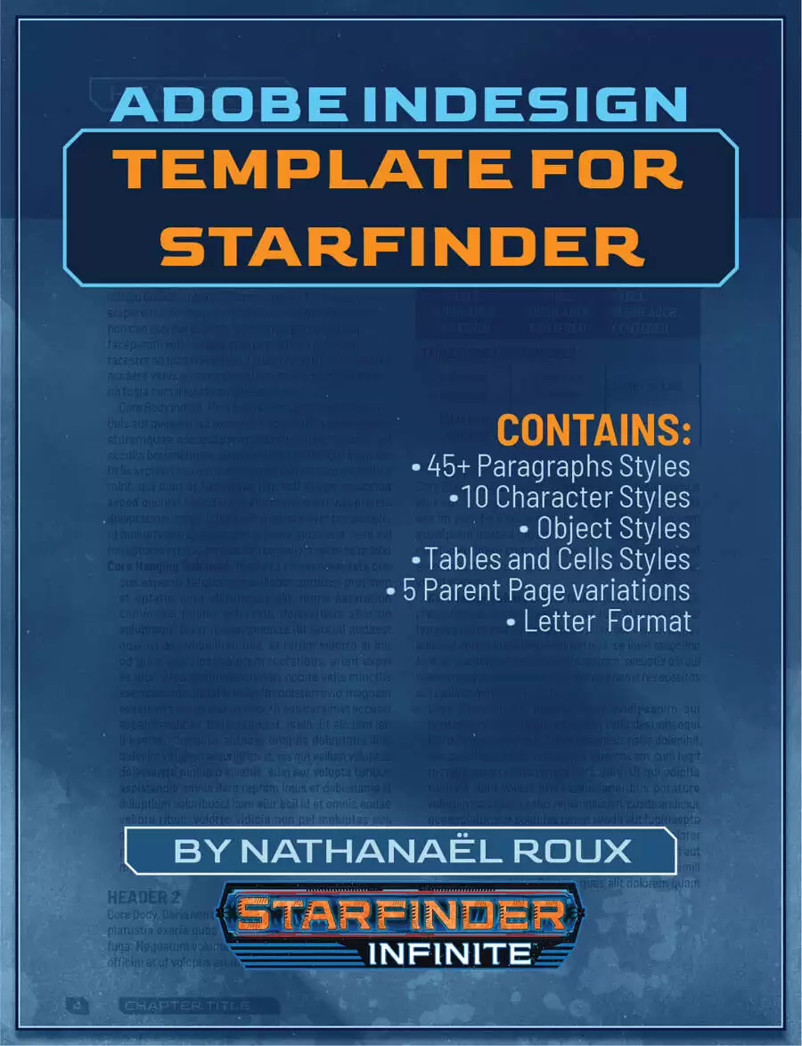 Adobe InDesign Template for Starfinder - Paizo | Pathfinder and ...