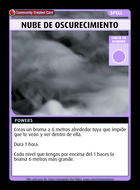 Nube De Oscurecimiento - Custom Card