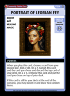 Portrait Of Leorian Fey - Custom Card